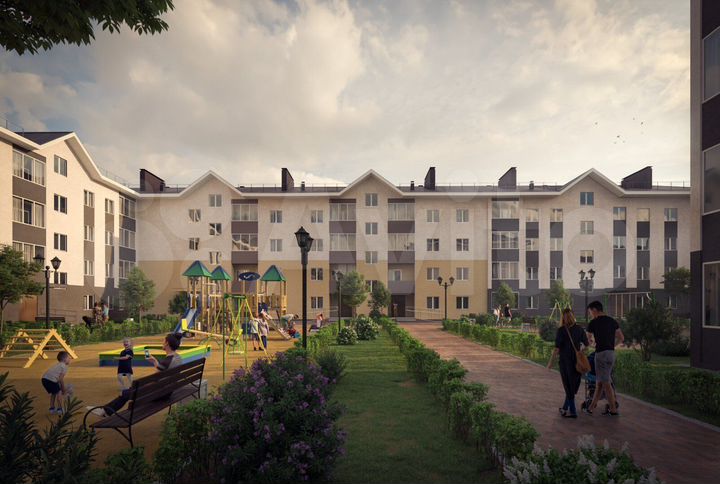 1-к. квартира, 33,5 м², 4/4 эт.