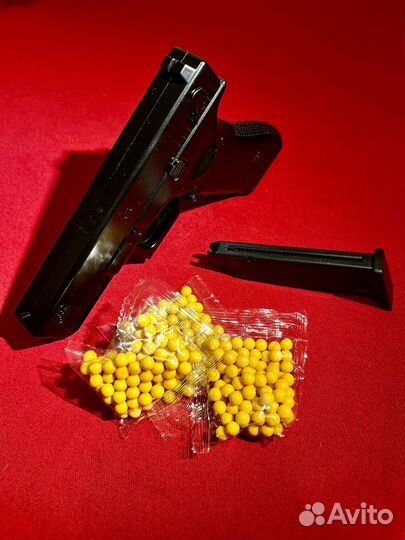 Металлический детский пистолет 