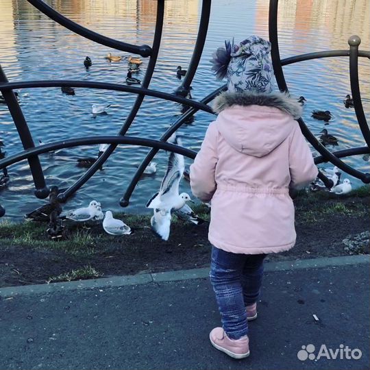 Куртка hm демисезонная на девочку 86 92