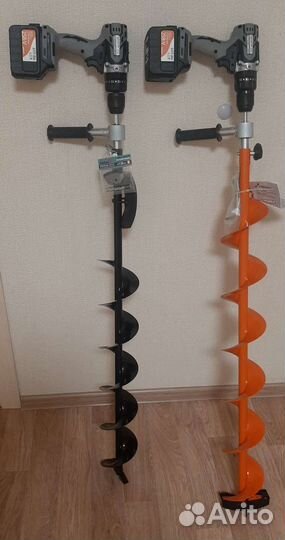 Шуруповерт ледобур для рыбалки 3 в 1