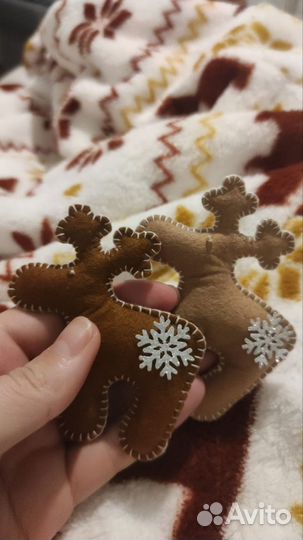 Новогодние украшения ручной работы