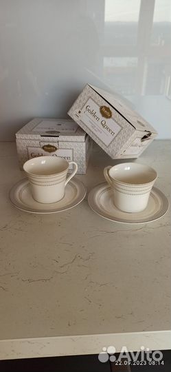 Чашка с блюдцем, чайная пара