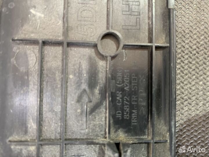 Накладка на порог салона Kia Ceed 2012-2018