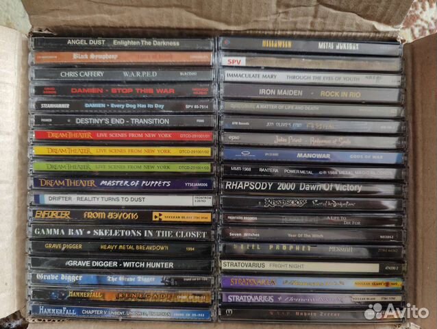 Cd компакт диски heavy power progmetal