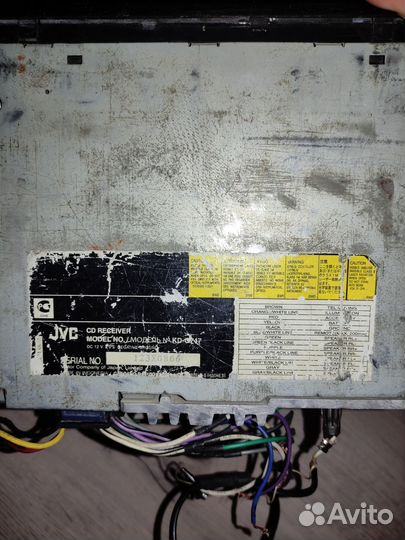 Магнитола JVC KD-G747 дисковая