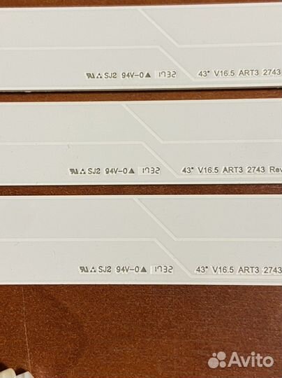 Lg 43lj515v комплект подсветки