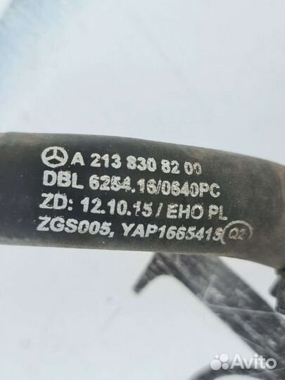 Трубка печки Mercedes W213