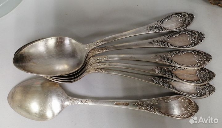 Столовые приборы СССР из мельхиора