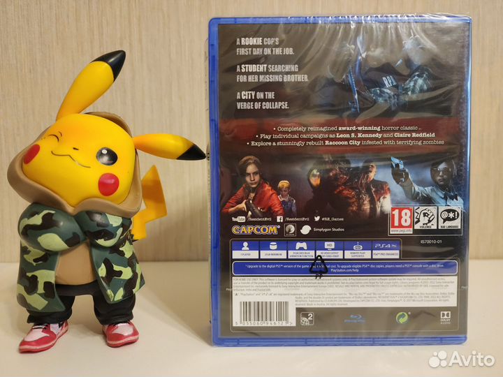 Resident evil 2 ps4 (новый в плёнки)