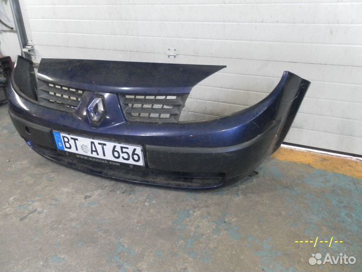 Бампер передний renault scenic 2 бу до рест