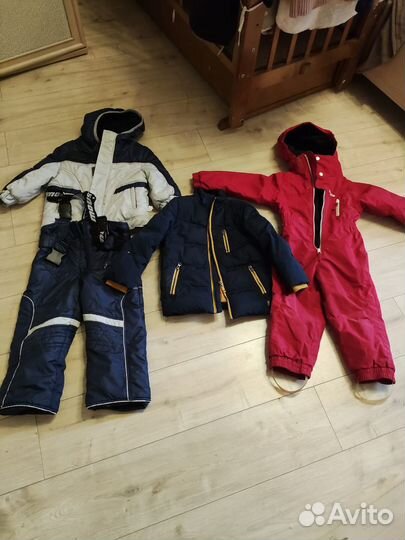 Комбинезоны, п/комбезы, куртки для мальчика 2-4 г