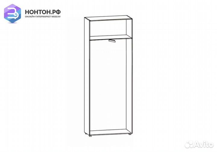Шкаф 2-дверный Успех-2 венге цаво / дуб сонома