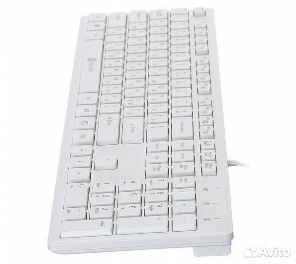Клавиатура Оклик 500M, белый