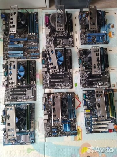 Материнская плата связка Лот 1150 1155 775 Рабочие