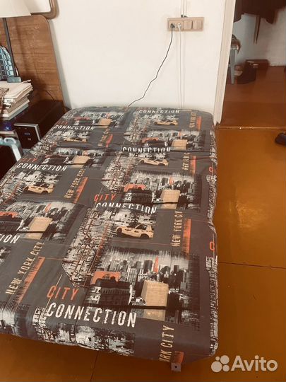 Диван малый складной на ламелях