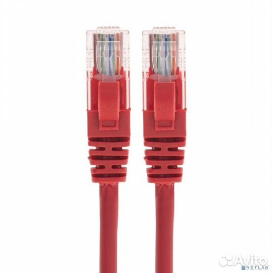 Rexant (02-0293-105) Патч-корд U/UTP, CAT 6, RJ45-RJ45, 26AWG, lszh, красный, 1,5м