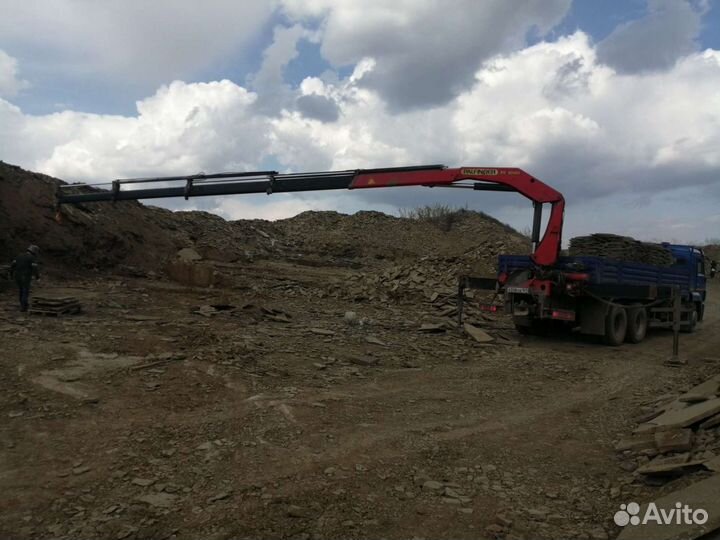 Услуги манипулятора, Самосвал, природный камень