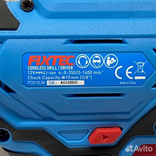 Шуруповерт Fixtec fcd12l06