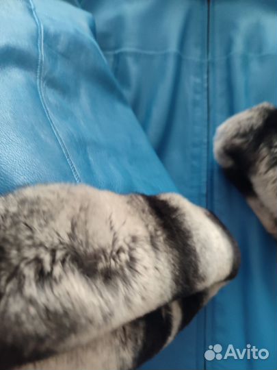 Пончо натуральная кожа и мех