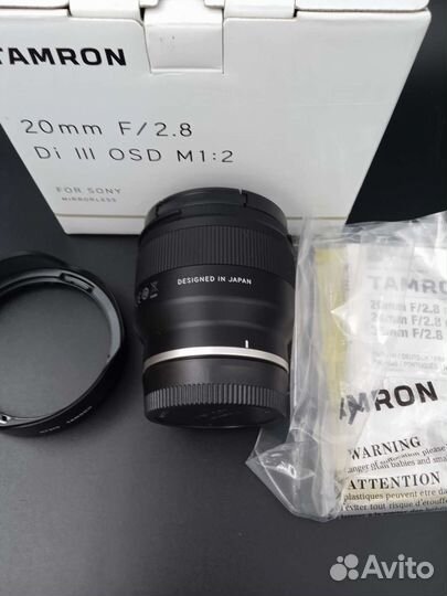 Tamron 20mm 2.8 f/2.8 sony FE