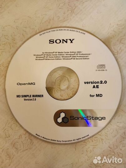 HI-MD Walkman Sony MZ-NH600