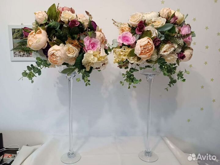 Свадебные стойки для цветов