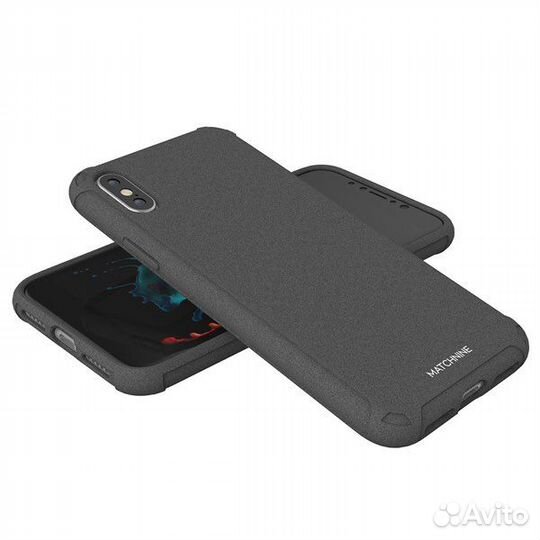 Чехол на iPhone xs Matchnine Корея серый