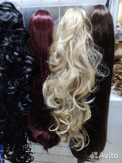 Шиньоны, длинные