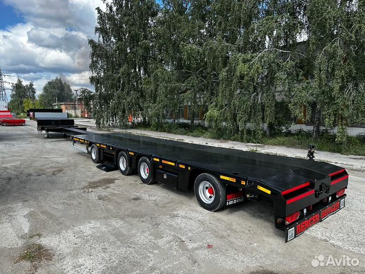 Полуприцеп трал (тяжеловоз) Berger 9854, 2023