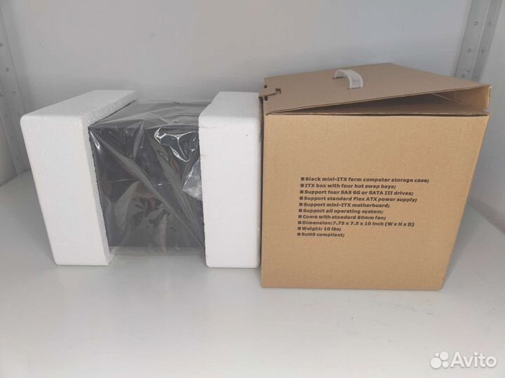 Новый корпус NAS сервера и блок питания 1U, опция