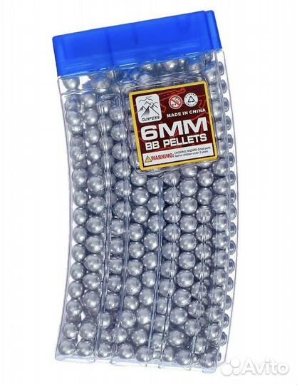 Пули для детского оружия 6 мм 200шт