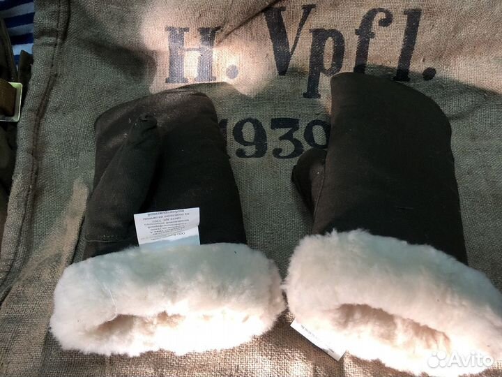 Рукавицы варежки армейские