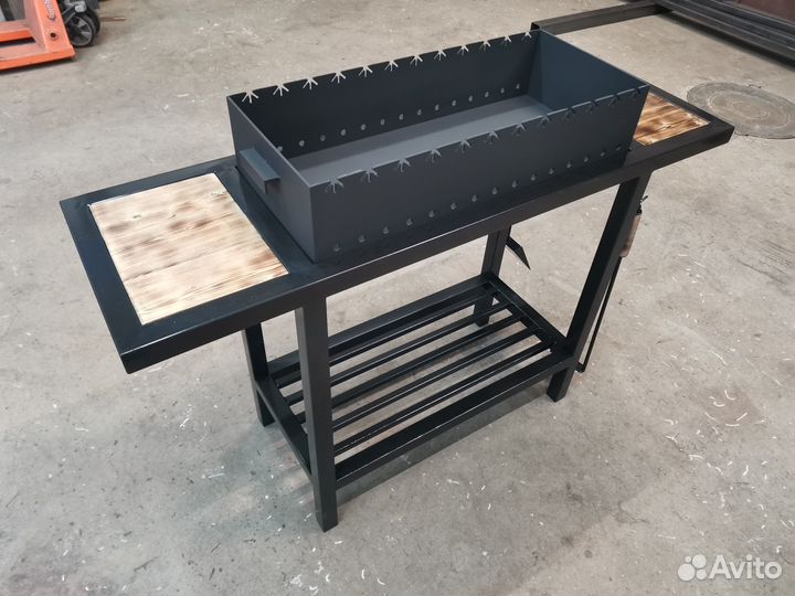 Мангальная зона в стиле лофт