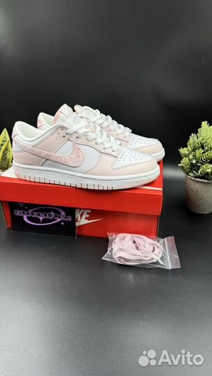 Nike dunk low pink paisley