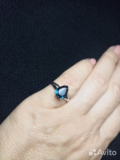 Серьги и кольцо серебро