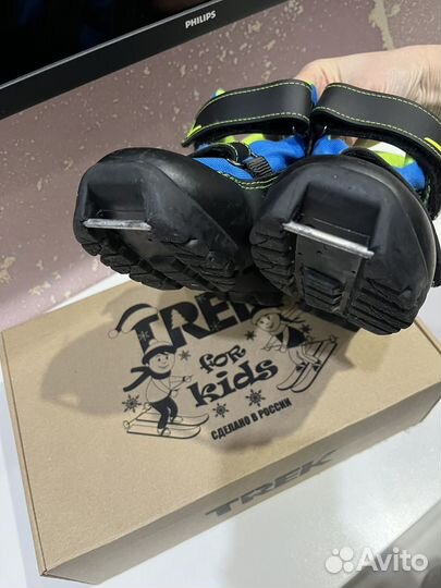 Лыжные ботинки детские 34 размер