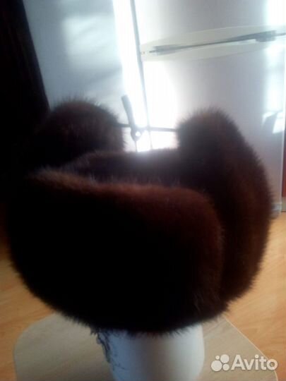 Шапка-ушанка норка