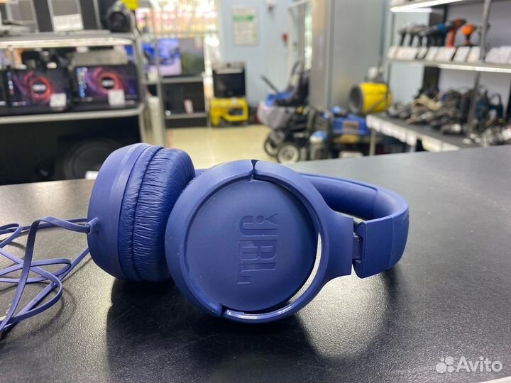 Наушники JBL Синие проводные (Кр90б)