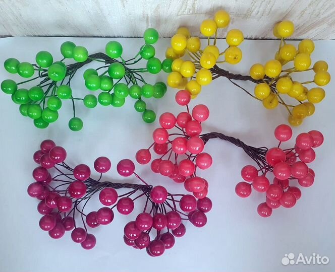 Муляжи ягод, глянец, 40 шт