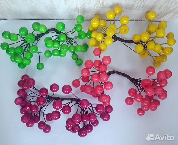 Муляжи ягод, глянец, 40 шт