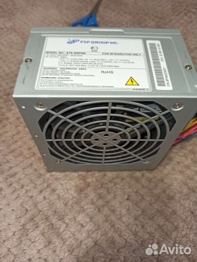 Блок питания 500w fsp atx500pnr