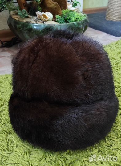 Шапка норковая женская бу