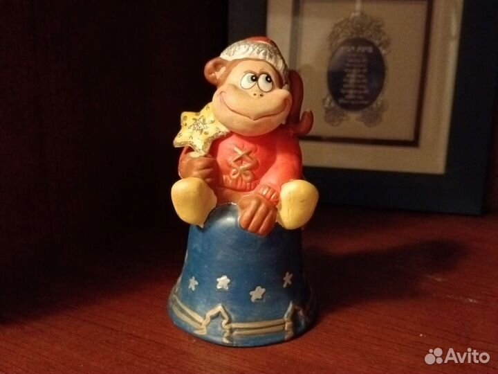 Новогодние керамические колокольчики