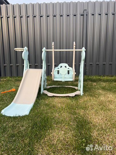 Детские качели и горка