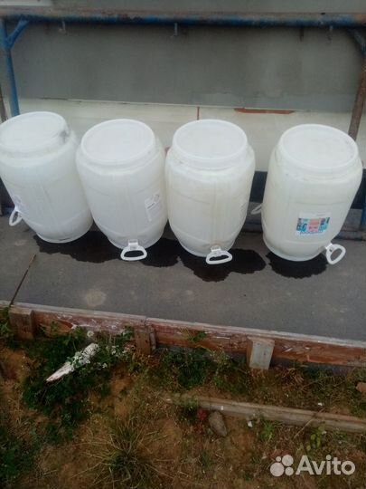 Бочки пластиковые бу 58л