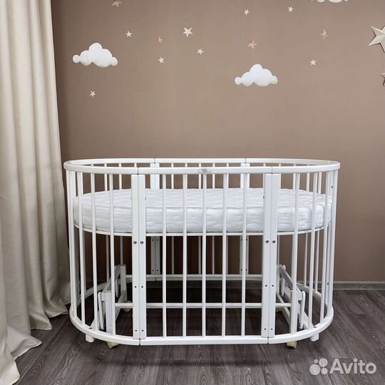 Кроватка 8 в 1 Minky moon