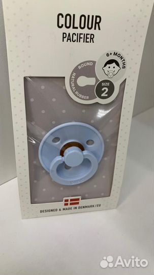 Пустышка каучуковая bibs Colour