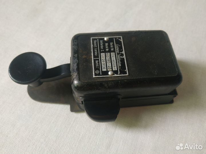 Телеграфный ключ кода Морзе. Германия. ВОВ