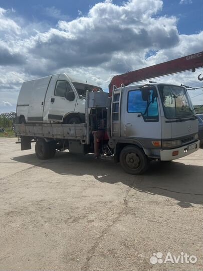 Аренда и услуги манипулятора, стрела 8 м, борт 5 т, 5 м