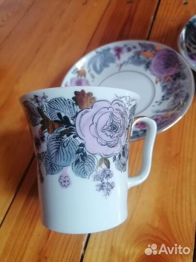 Бокал с блюдцем 